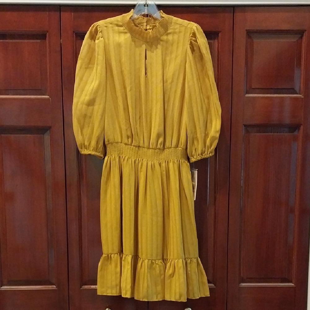 Nanette Lepore Mustard Yellow Dress